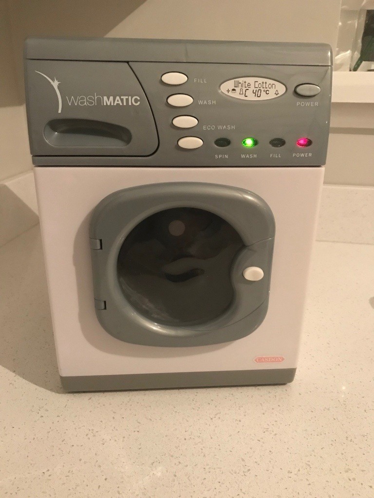 casdon toy electronic washing machine